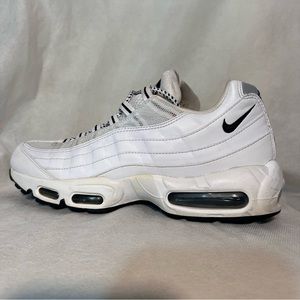 Nike Air Max 95 white black, mens size 9.5